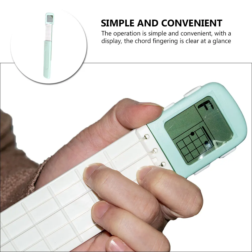 

Ukulele Practicer Guitar Chord Trainer for Adults Aid Presser Beginners Finger Exerciser Tool Pressing