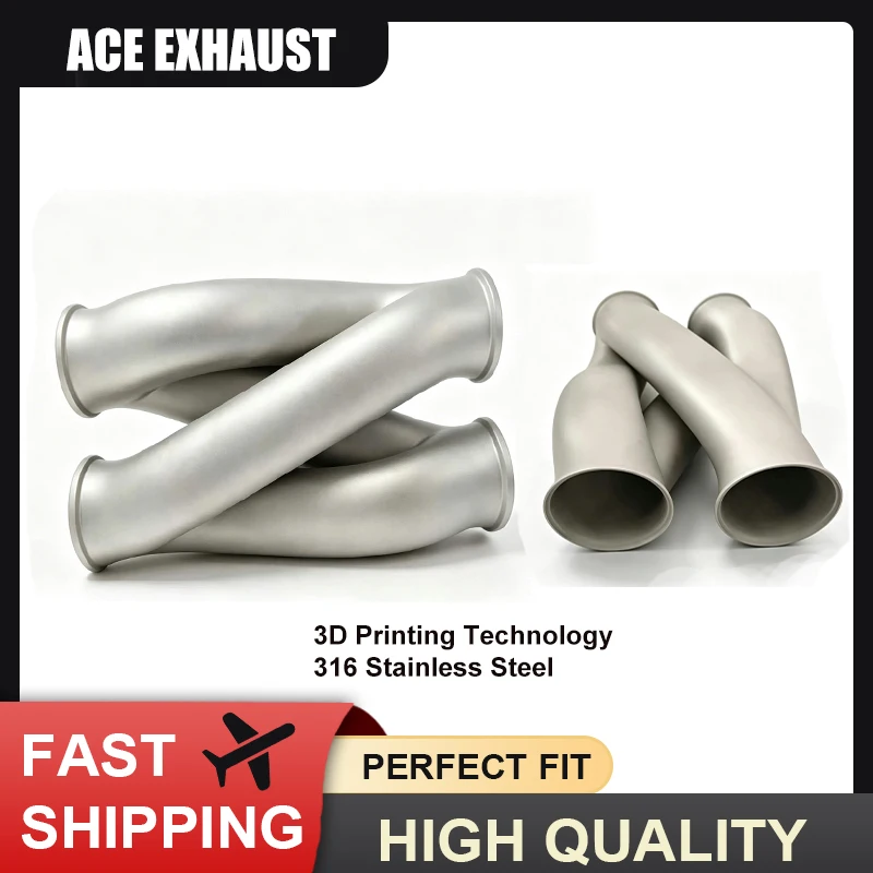 3D-Gedrucktes Universelles Z-Rohr Auspuff-Mittelrohr Auto-Zubehör Hochwertiger Edelstahl SS316 63mm 2,5 Zoll 70mm 2,75 Zoll 76mm 3 Zoll – Detail 3
