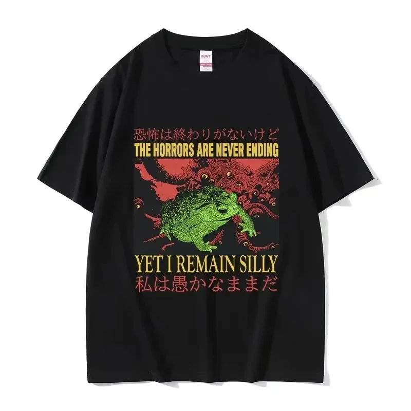 T-shirt graphique drôle « Japanese Evolve Into Crab » pour femme, style rétro, haute qualité, 100 % coton, coupe oversize, streetwear