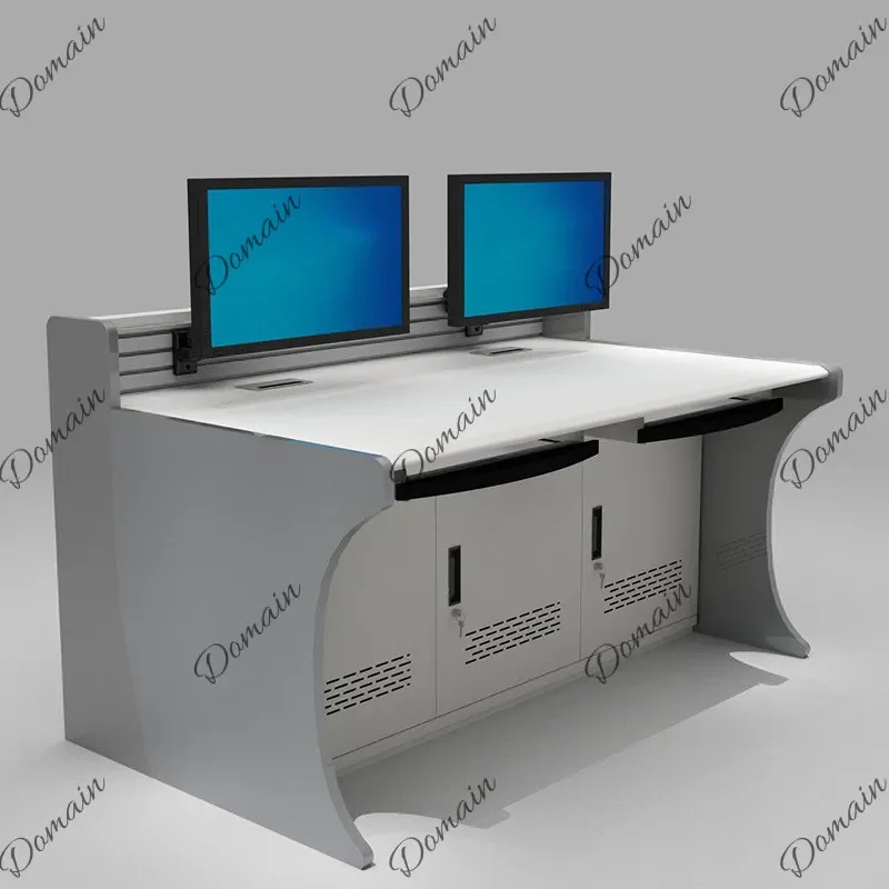 BJ Heavy Duty Office Desk Workstation 750x1600x900mm Computer Table With Storage Shelf