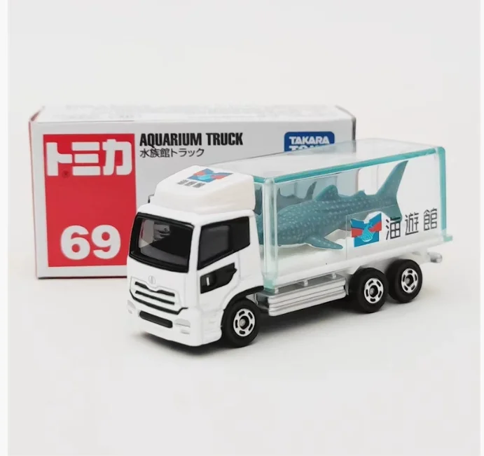 TOMICA Miniatura Domo-Card Symulowany Akwarium i Pojazd Transportowy dla Zwierząt Model Samochodu Kolekcjonerski Zabawka Model Samochodu Prezent na Święta