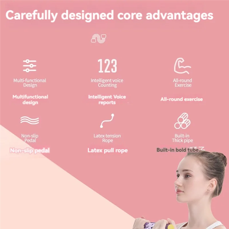 

B48B-Multifunctional Tension Rope, Yoga Pedal Puller Resistance Band, Tension Rope Fitness Equipment