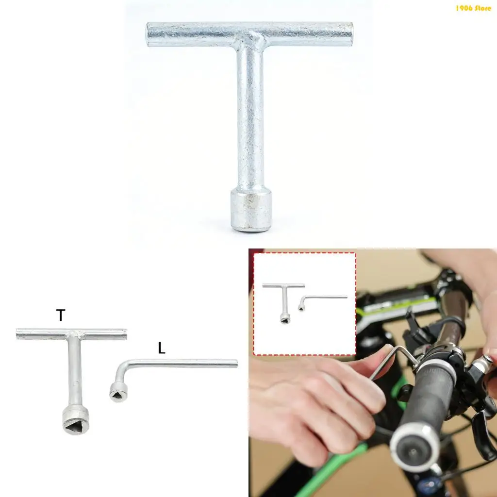 U1JB Antislip Grip Triangular Socket Spanner Wrenches For Motorcycle Modifications And Equipment Maintenance