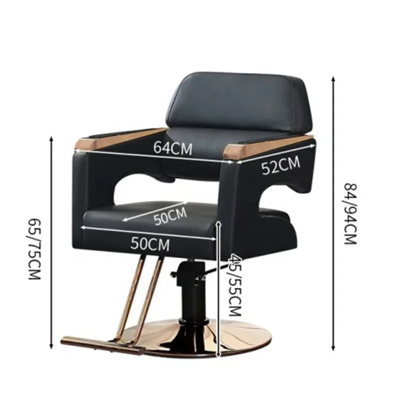 

QFP-BC004 New Design Hair Salon Barber Chair Gold China