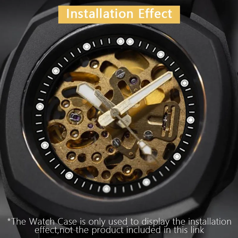 Зеленый светящийся полый циферблат 28,5 мм для NH70 NH72, Часовые аксессуары, запчасти