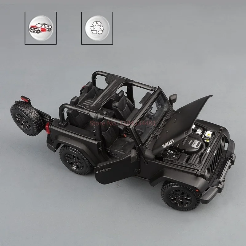 New Product Selling 1: 18 Off Road Vehicle Toys Alloy Simulation Toys Pressure Car Models Ornaments Toys Children Birthday Gifts