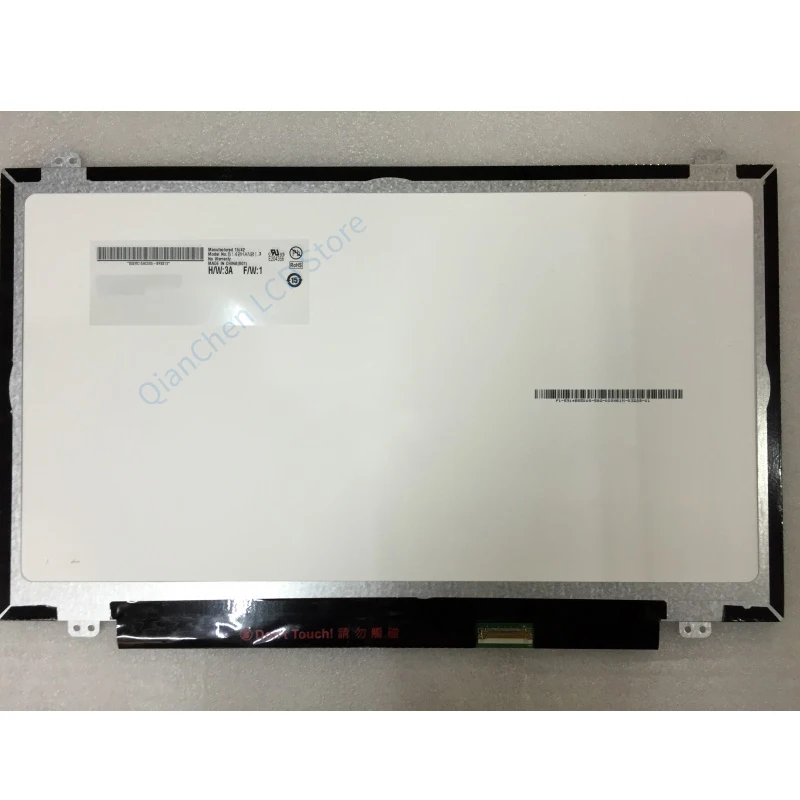 14.0'' Laptop LCD Screen B140HAN01.3 LP140WF1-SPK3 LP140WF3-SPD1 LTN140HL02-201 NV140FHM-N43 30Pin IPS FHD Matrix Display Panel