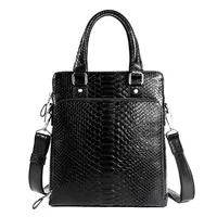 kadilaier  python man single shoulder bag Commercial snake  man briefcase man handbag vertical bag male