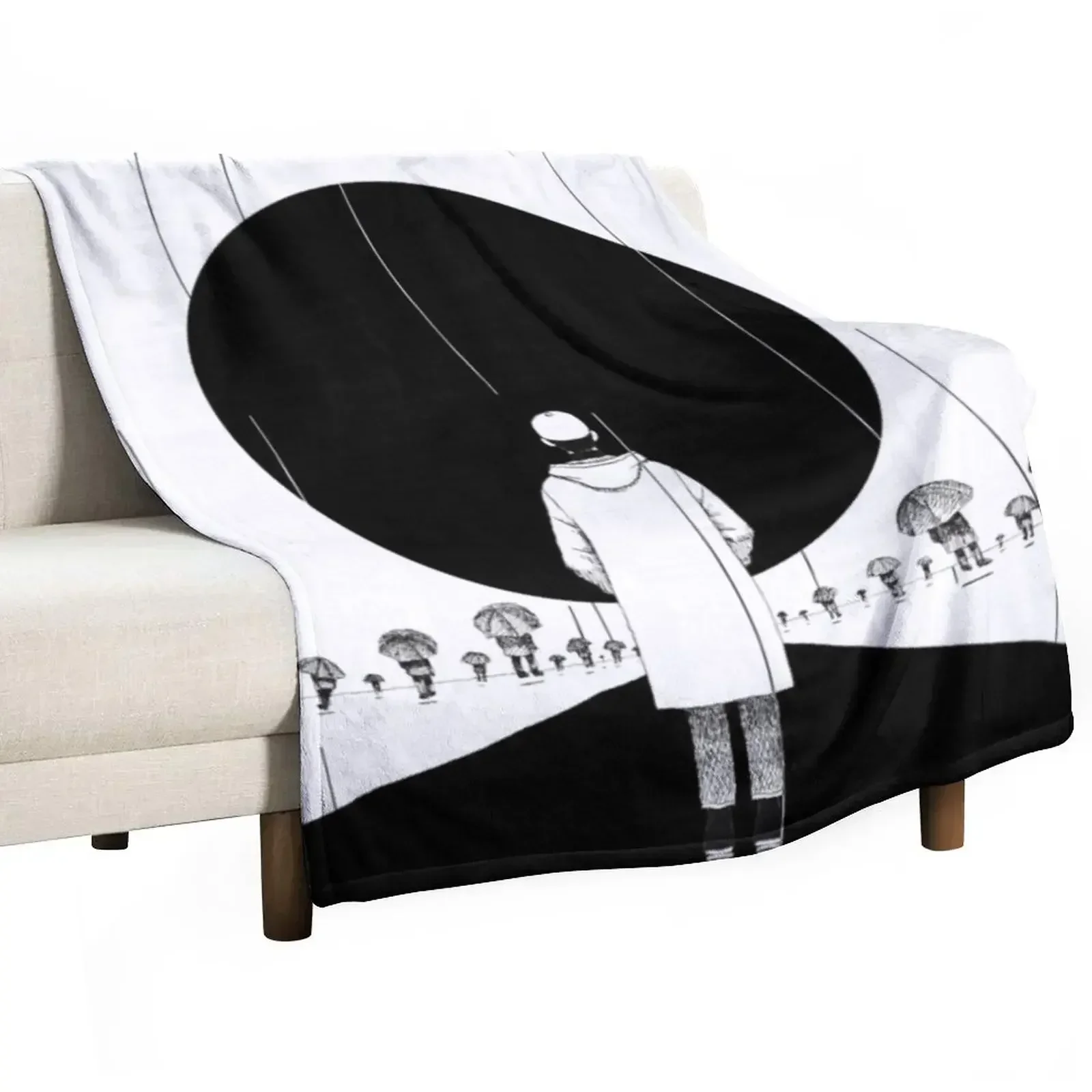 rm mono design 1 (transparent/normal ver.) Throw Blanket Decoratives Thin Blankets