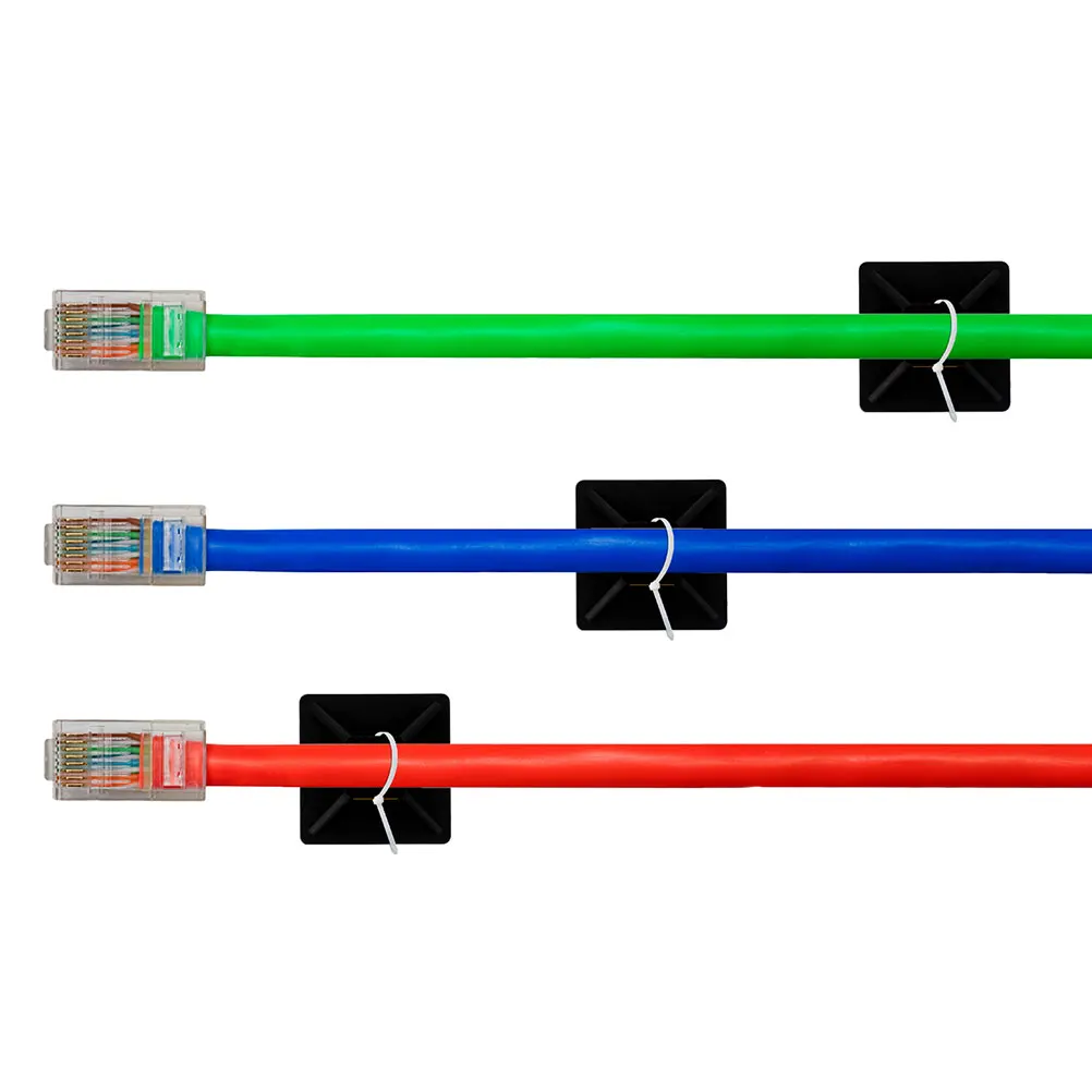 

200Pcs Cable Organizer with Cord Management Clips Self-Adhesive Wire Holder for Tidy Wiring Household Cable Fixator Strong