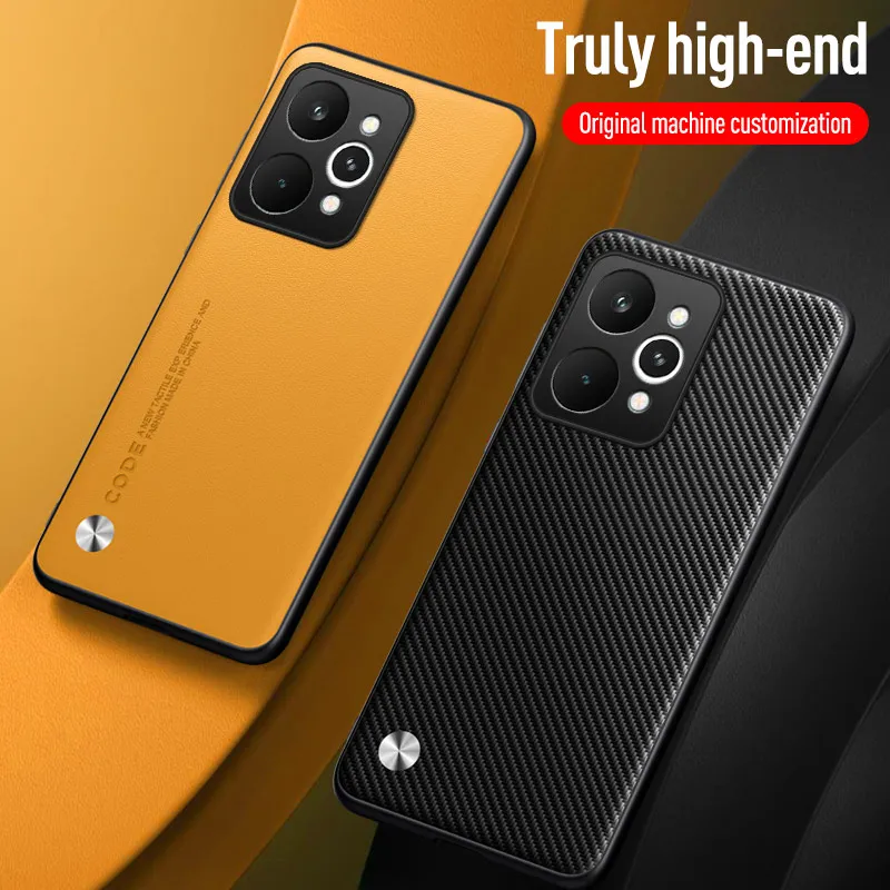 For Realme P4 Power Case Luxury Silicone Plain PU Leather Ca