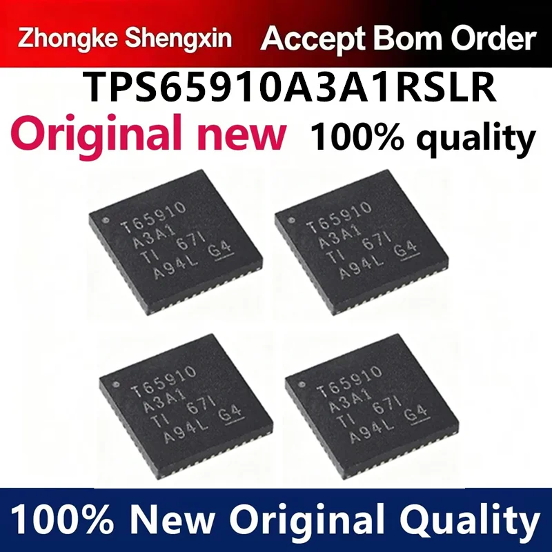 （5pcs-100pcs）Brand new original TPS65910A 3A1RSLR silk screen printing: T65910A VQFN-48 battery power management
