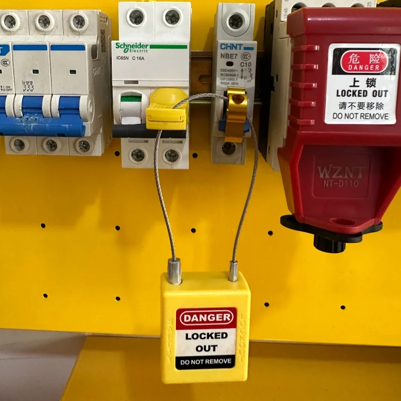 NT-PC175 NT-APC175 Industrial safety padlock Shutdown and maintenance Energy isolation Stainless steel cable padlock