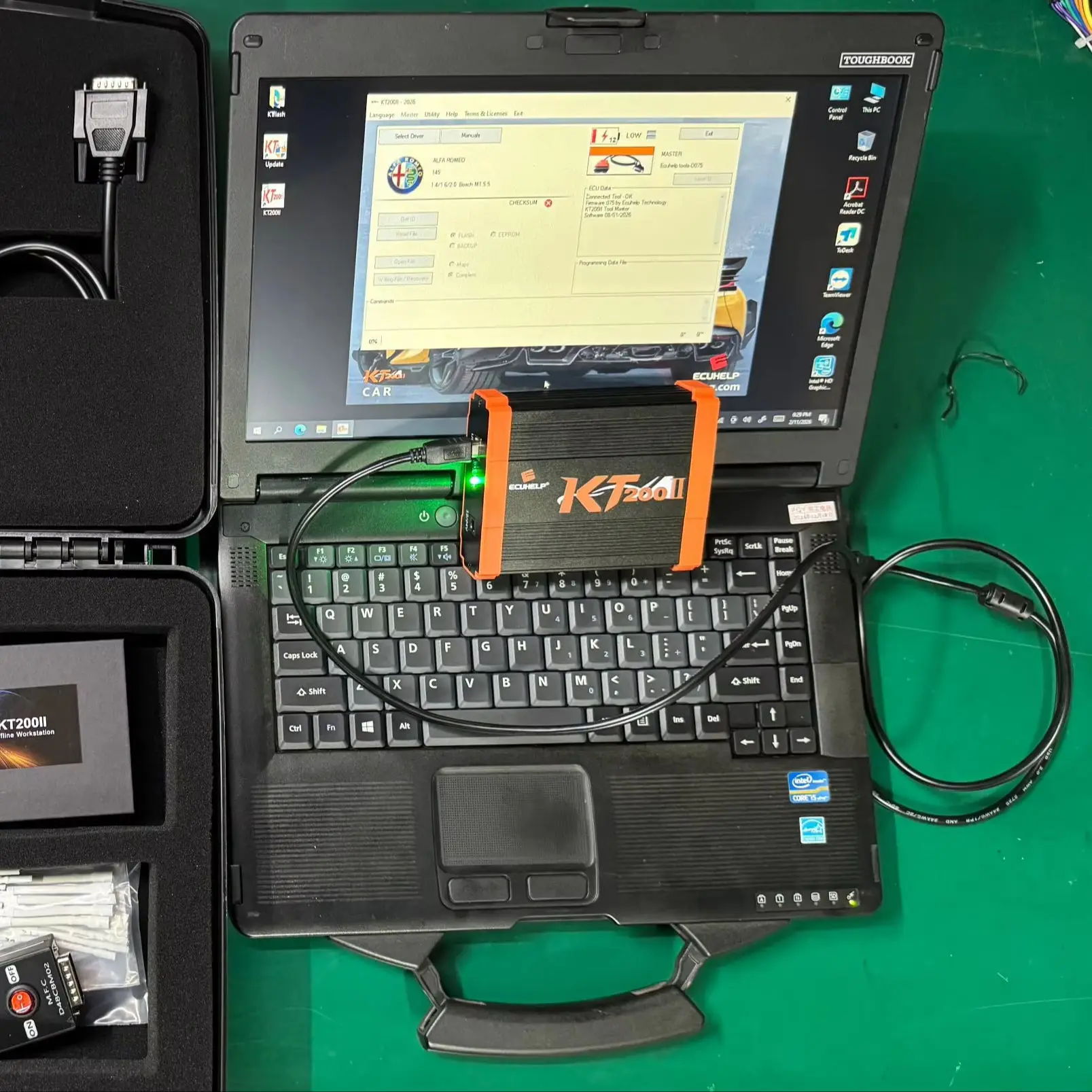 chip tuning 2026 KT200II KT200 Gen2 Full Version Programmer with Offline Workstation KT200 for Car Truck Motorbike Tractor Boat