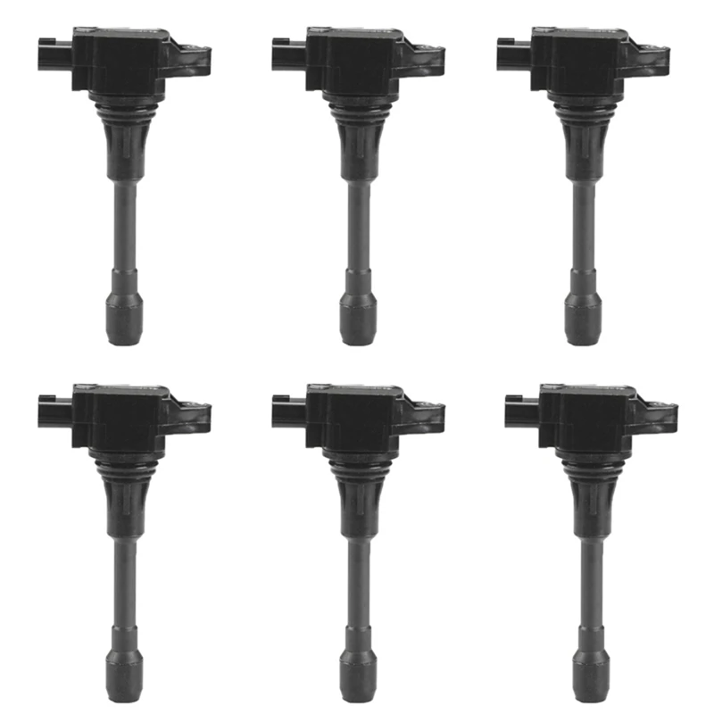 6 Pcs Ignition Coil For Nissan Altima Infiniti Maxima Murano Infiniti Q50 Q70 G37 EX35 G25 22448JA10A,22448JA10C Accessories