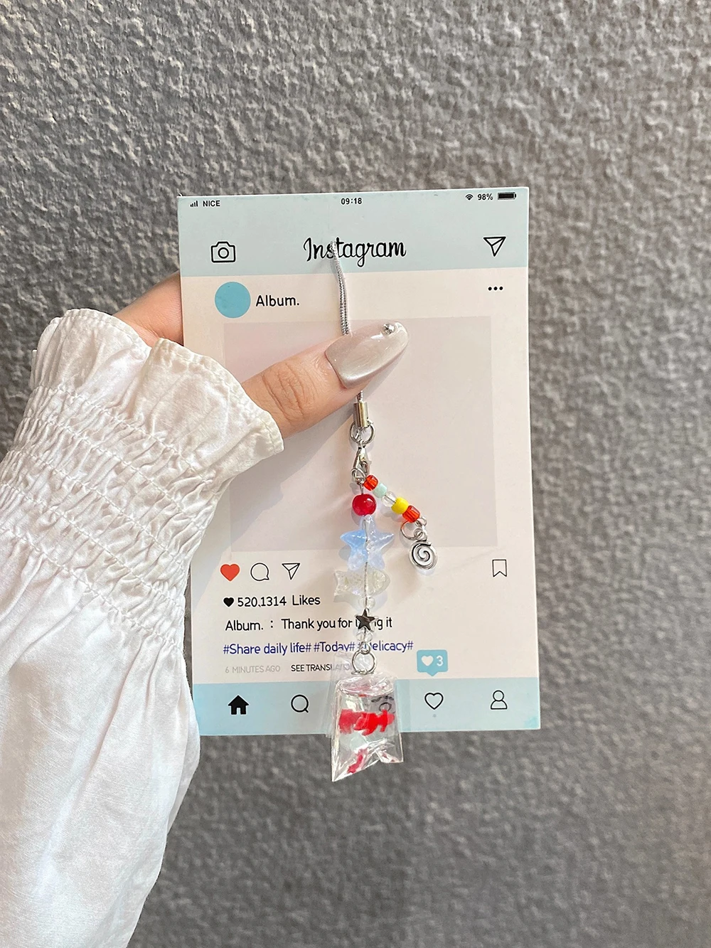 Niedliche koreanische blaue Ozean-rote Karpfenfisch-Handyhülle für iPhone 14 15 16 17 Pro Max 13 15pro, weiche, stoßfeste Abdeckung für iPhone 16 Hülle – Detail 4