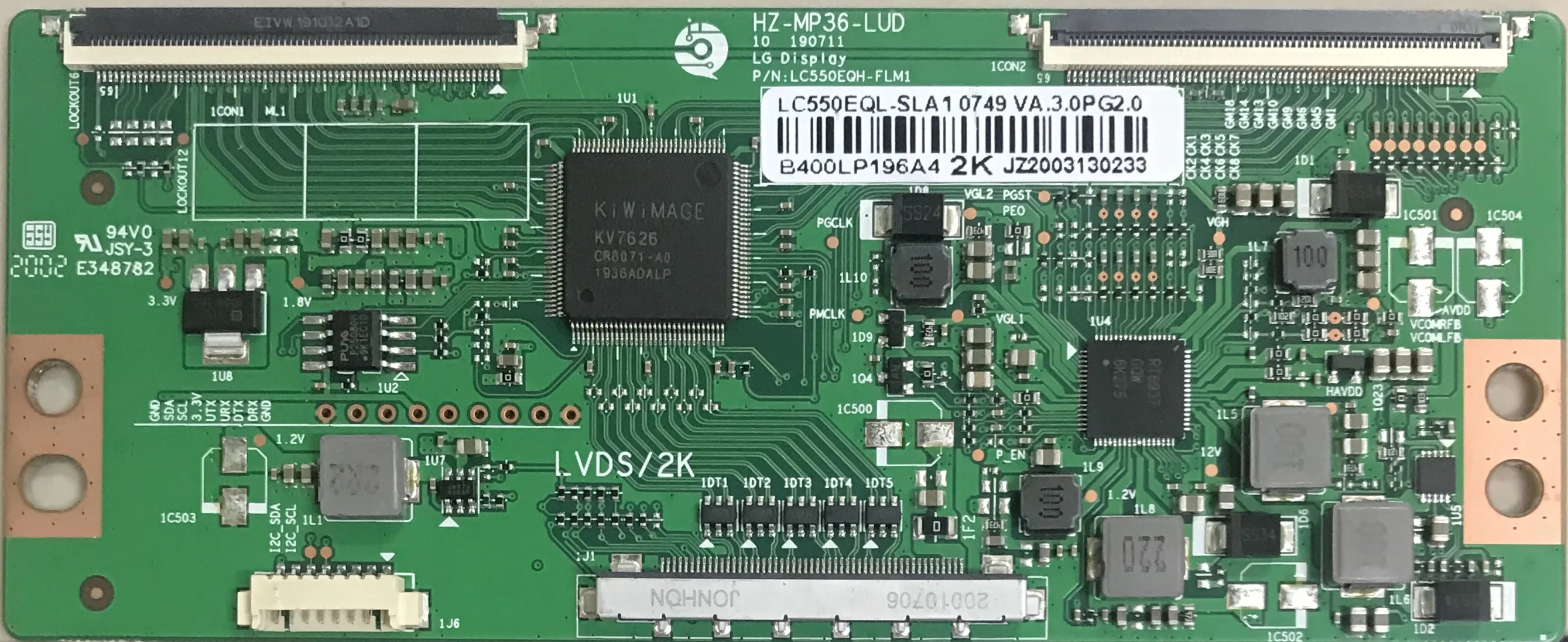 NEW Upgraded Version 6870C-0749A 4K To 2K Tcon Board LC550EQL-SLA1 Free Delivery