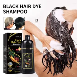 Black Hair Shampoo Polygonum Multiflorum Natural Herbal Hair Dye Shampoo Essence Moisturizing Hair Cleaning Repair Softening