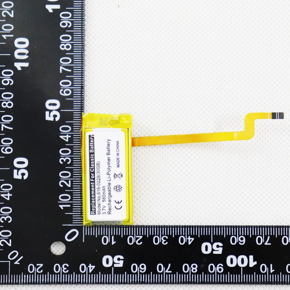 616-0232 Akku für iPod 5. Generation Video 60GB 80GB für 6. Generation Classic Thick 160GB 616-0232 Akku Video 5. Generation 30GB A1238 616-0229 – Detail 6