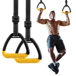 Anéis De Ginástica Puxe Anéis De Punho com Alças Ajustáveis para Chlidren Adulto Home Workouts Treinamento De Força Fitness Equipment