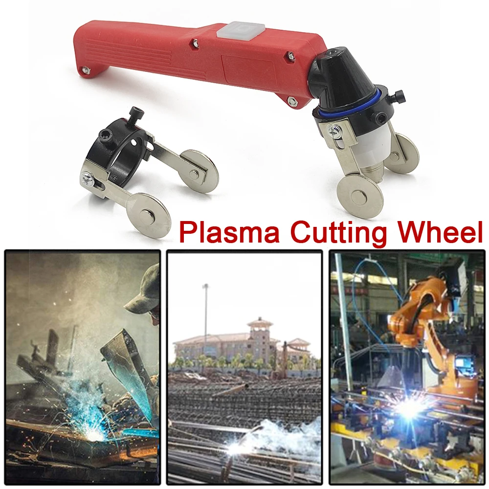 P80 Plasma Cutter Torch & Roller Guide Wheel Plasma Cutting Tool Kit for Cutting Metal Plasma Tip Electrode Nozzle Kit