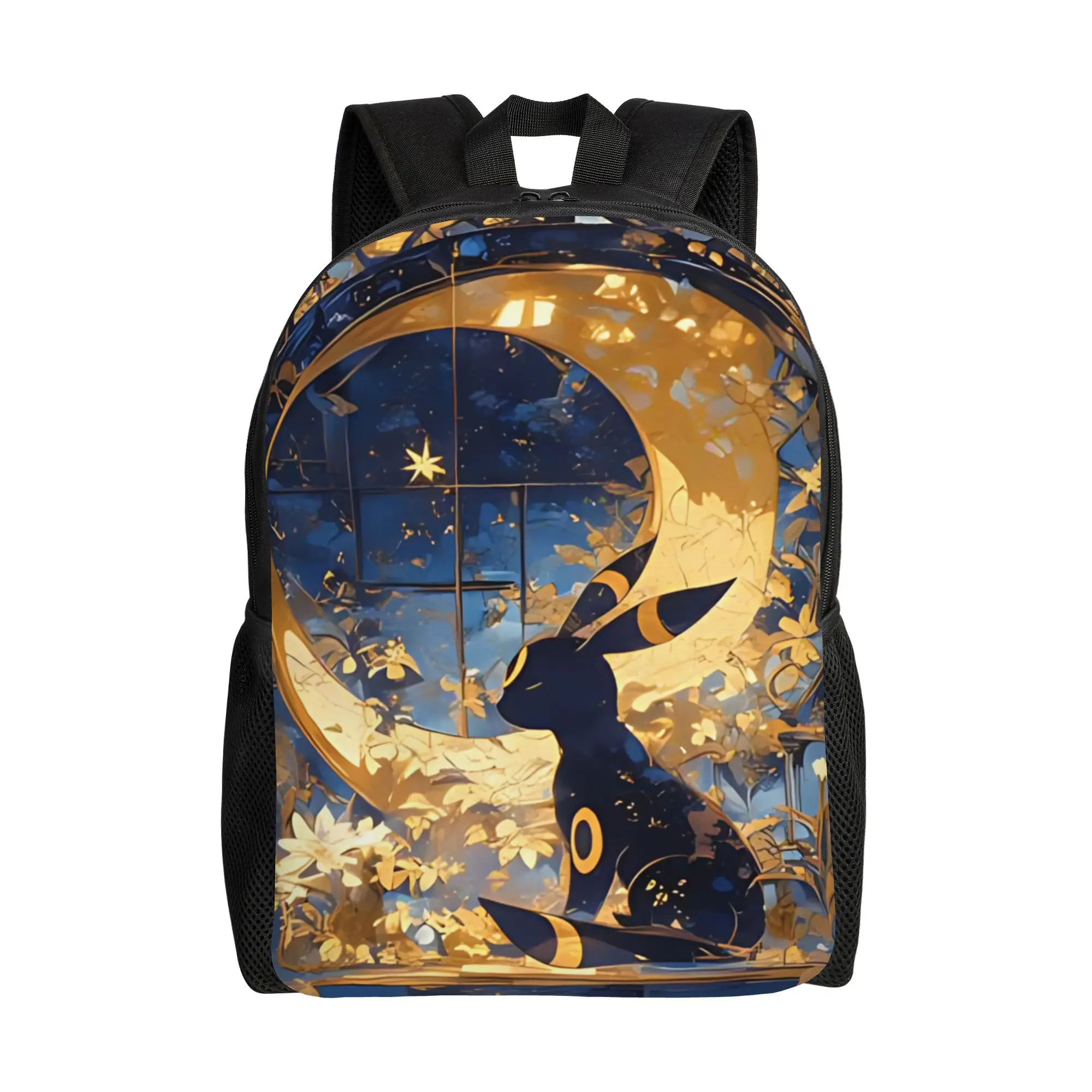 

1PC Fashion Backpacks Eeveelution Eevee pokemon Daypack funko Solid Journey Sturdy Shoulder Rucksack