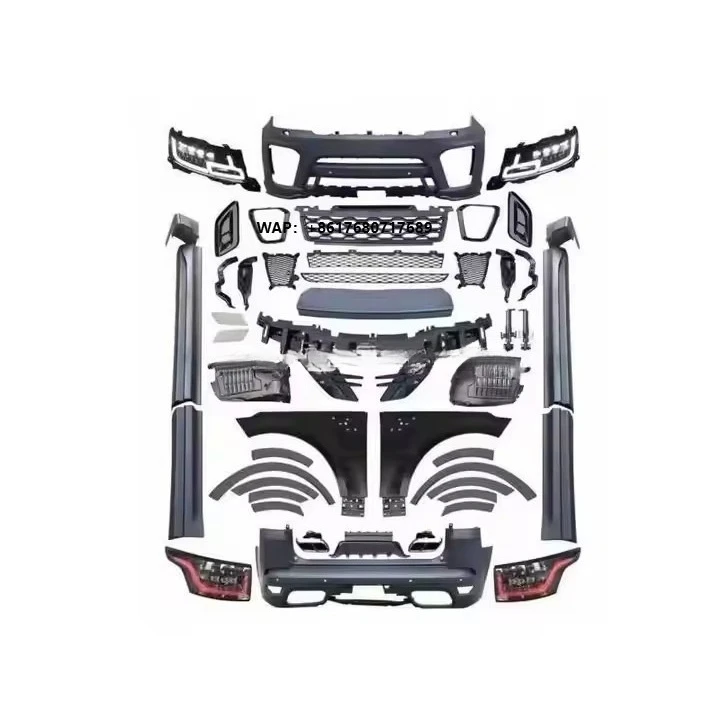 Hot Sale Upgrade Convert SVR Model Body Kit Facelift Big Surround for Land-Rover Ran-ge Sport 2014-2017 up to 2018-2022
