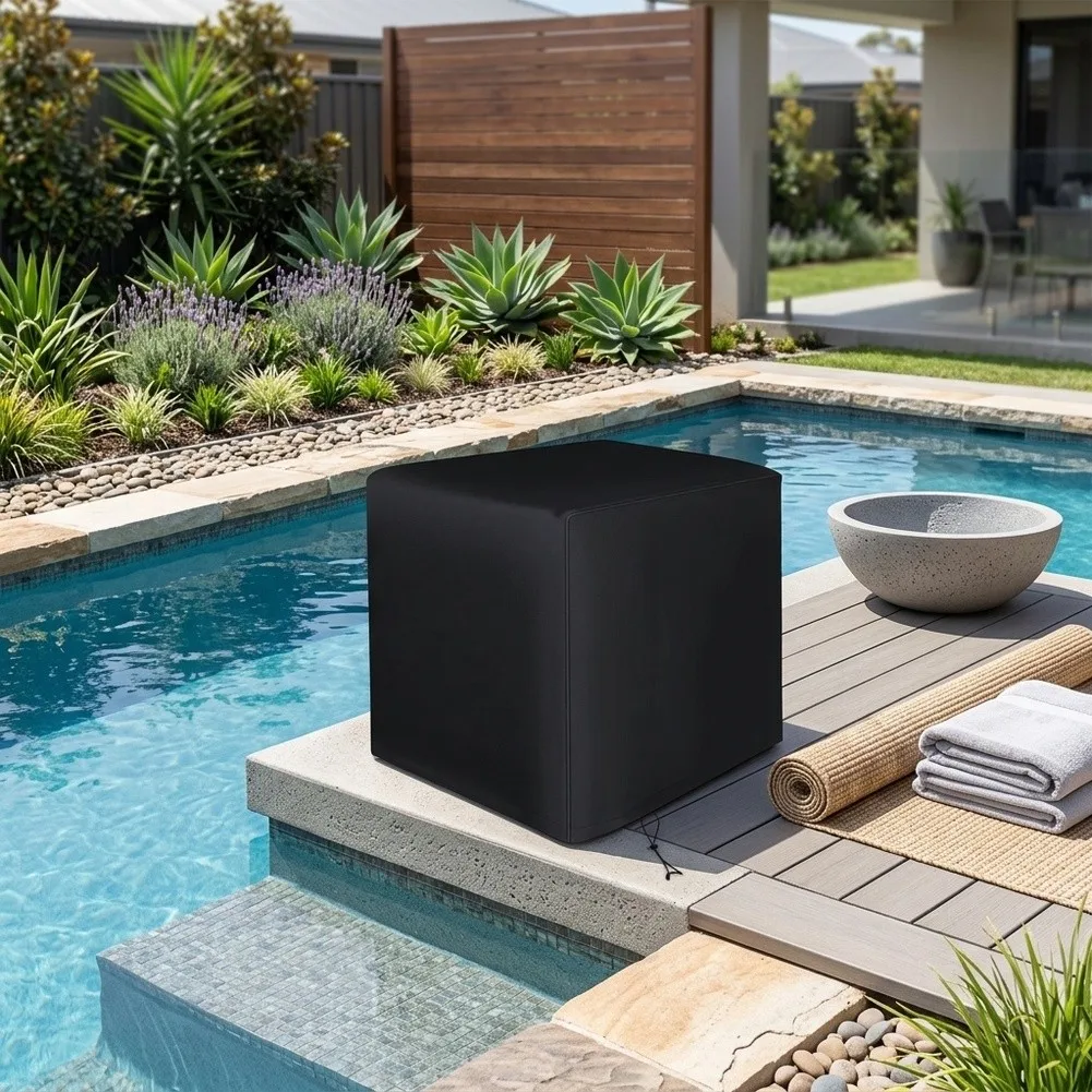 Pool Maintenance Waterproof Sand Filter Cover Blocker Hassle-Free Maintenance Secure Fit Weather Resistant Cover