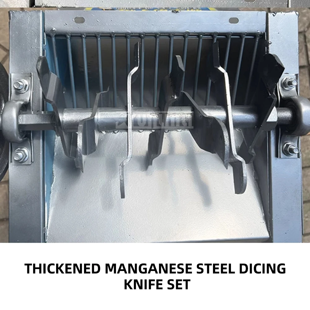 Commercial Stainless Steel Potato Pellet Chopper Vegetable Fruit Dicer Poultry Feeder Cutter for Kitchen