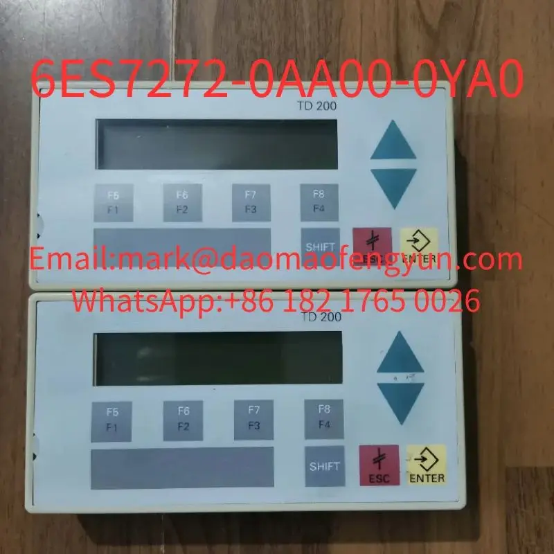 

6ES7272-0AA00-0YA0 Used Tested OK In Good Condition SIMATIC S7, TD 200 TEXT DISPLAY FOR S7-200