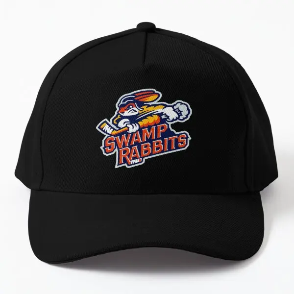 Greenville Swamp Rabbits Hockey Music Me  Baseball Cap Hat Sun Solid Color Sport Casquette Snapback Black Czapka Printed Bonnet