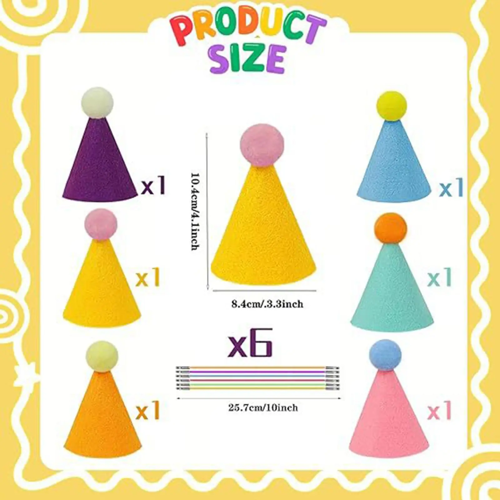 Colorful Pet Birthday Hat Non Woven Puppy Kitten Costume Cap for Small Dog Cat Party Photo Props Colorful Pet Birthday Hat Non Woven Puppy Kitten Costume Cap for Small Dog Cat Party Photo Props