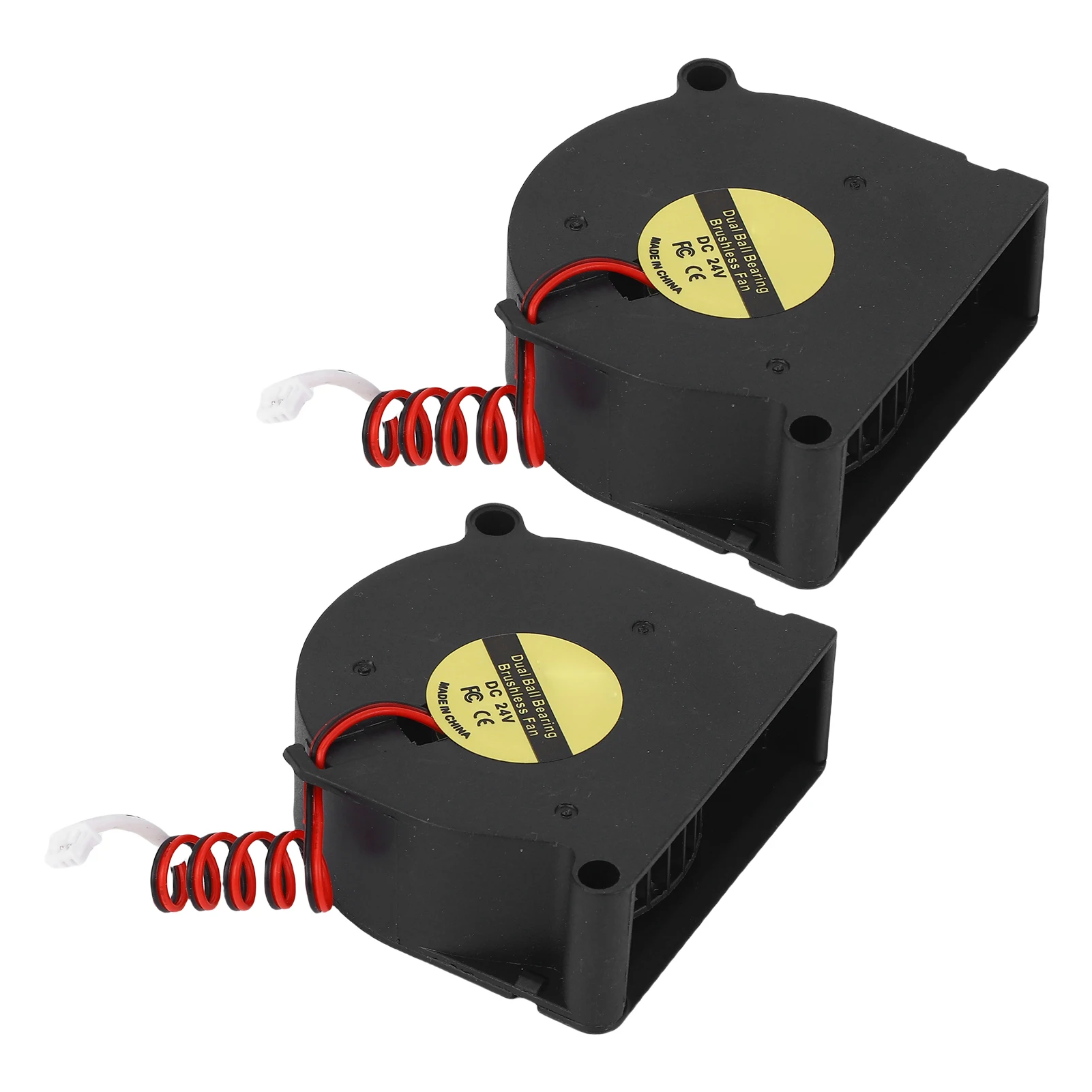 

2PCS 24V Cooling Fans 5020 Double Ball Bearing Heat Sink Fan for SV08 3D Printer 10000RPM High Speed