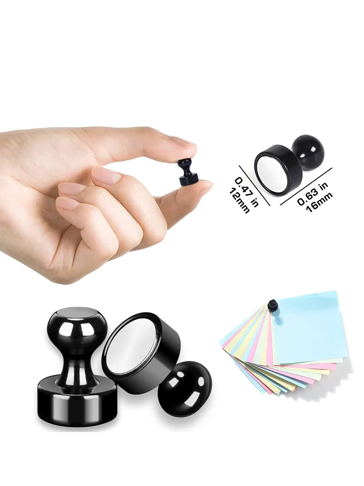 5/10/20 Stück Superstark Neodym-Magnet-Pushpins, Saugnapf-Pinnnadeln, langlebige Stahlmagnet-Push-Pins für Kühlschrank und Whiteboard – Detail 5