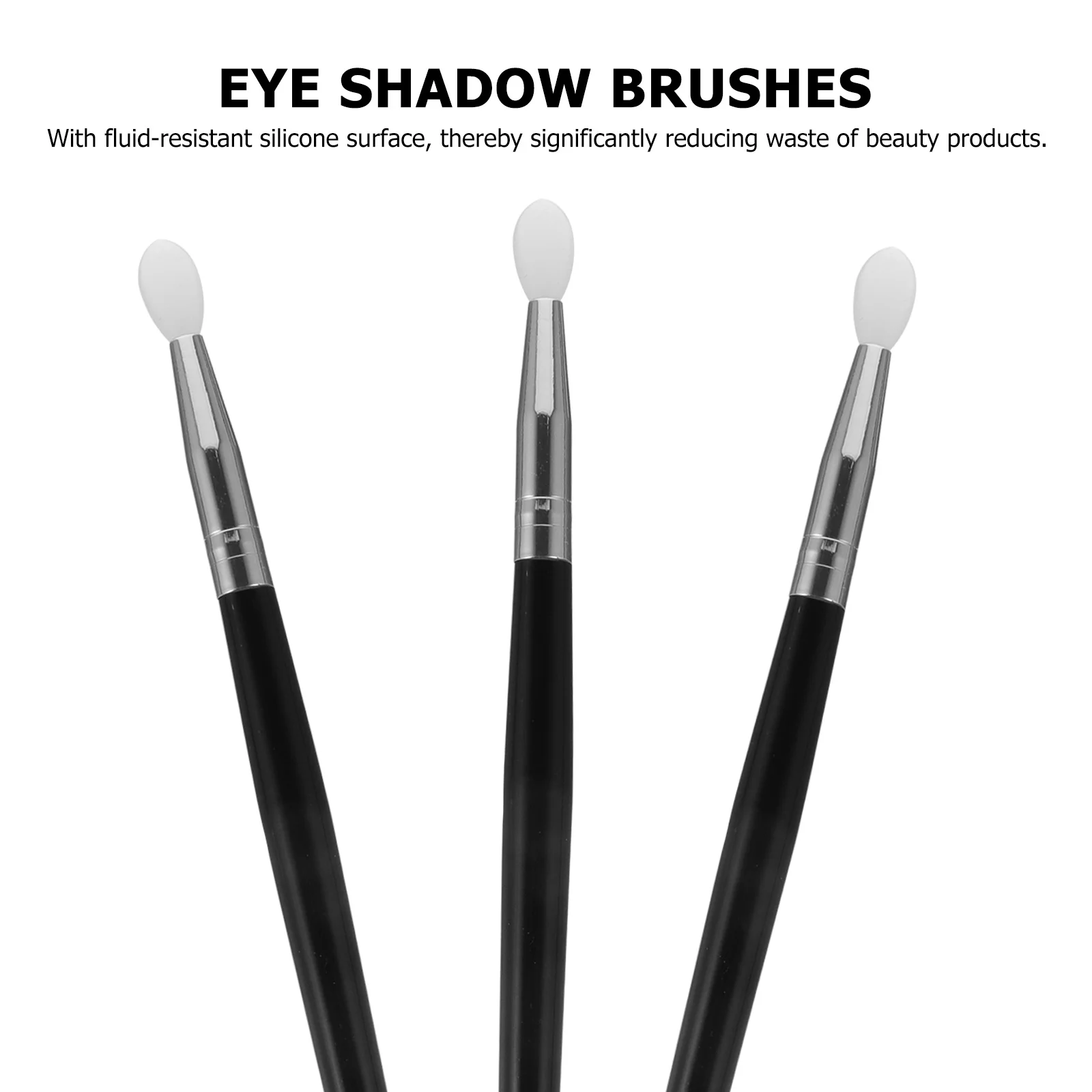 3 قطع من أدوات توزيع السيليكون الناعمة لمرطب ظلال العيون وأدوات مكياج محمولة قابلة لإعادة الاستخدام للمنزل والسفر