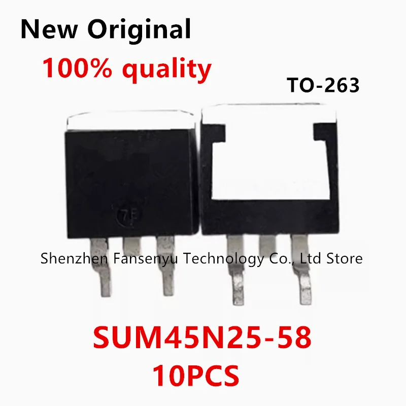 

(10piece)100% New SUM45N25-58 SUM45N25 TO-263 Chipset