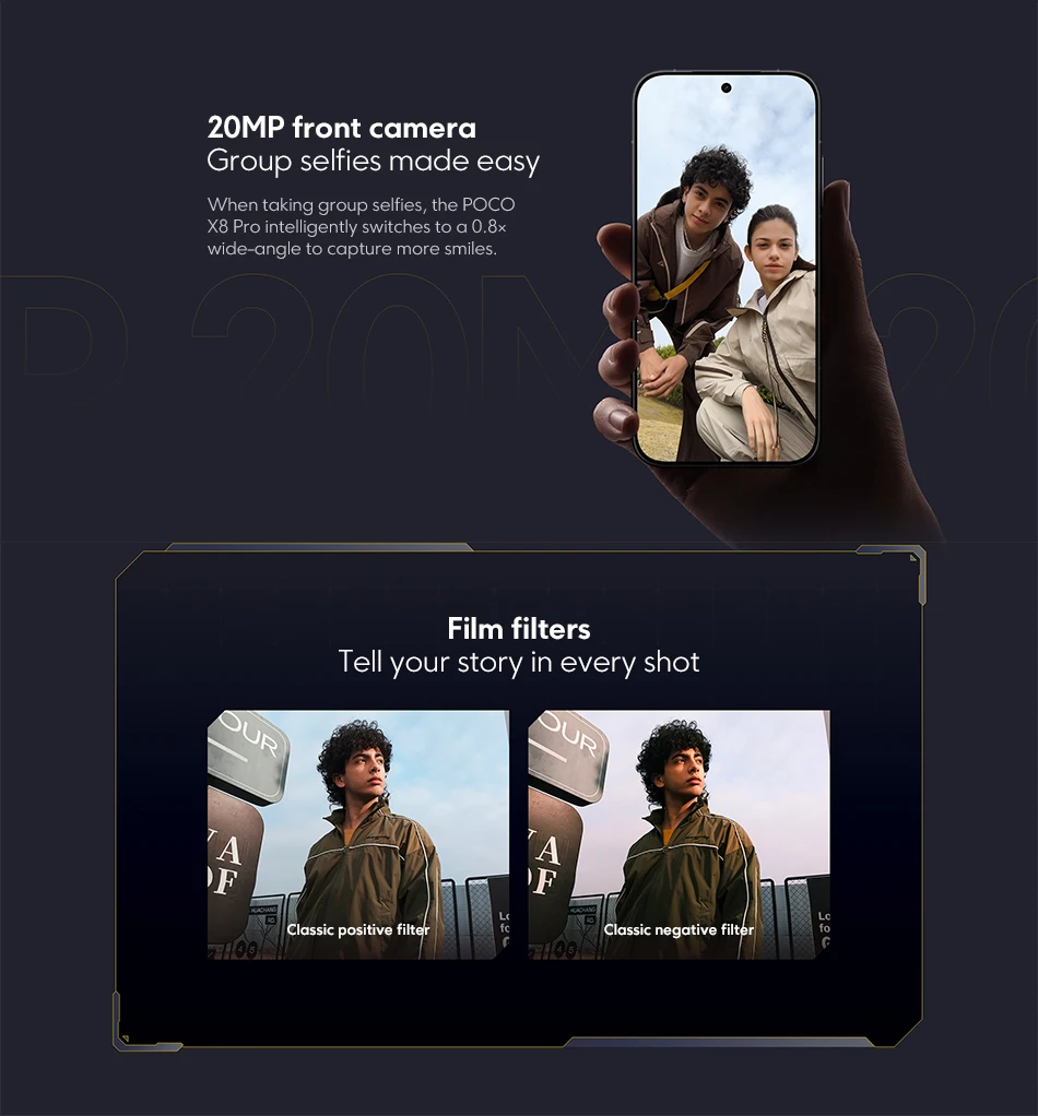Xiaomi POCO X8 Pro 5G Smartphone, Dimensity processor, Ultra-Ultra, AMOLED screen, "K 120Hz Ultra bright, Battery 6500 mAh, NFC, Authentic & Brand New