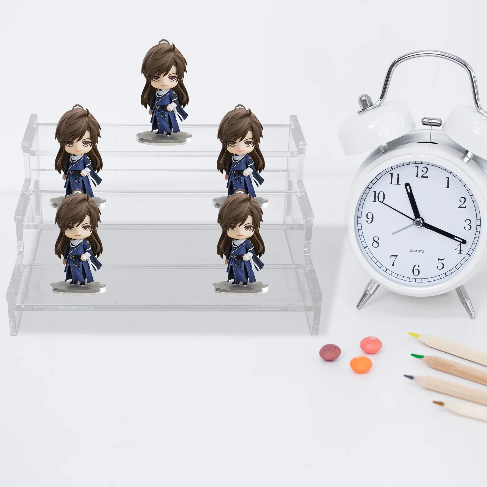 

1Pcs Acrylic Transparent Multi-Layer Storage Rack Organizer Display Shelf Holder for Collections Showcase Display Rack