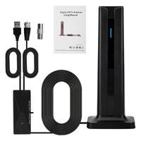 Indoor Antenna For TV Digital Antenna HD Antenna 4K 1080P Long Range Amplified HDTV Antenna Television Antenna Signal Booster