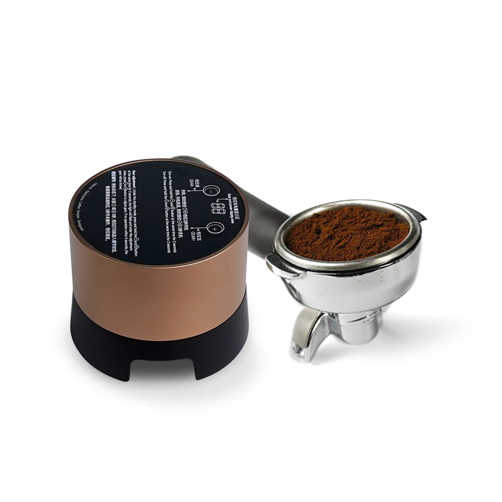 New Arrival Mini and Portable Adjustable Pressure Electronic Tamper 58mm Portafilter Espresso Electronic Coffee Tamper
