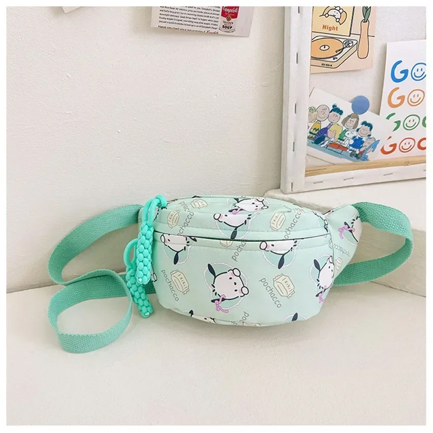 Hellokitty Kulomi – sac à bandoulière réglable pour filles, sac de poitrine, dessin animé cannelle, mode enfants, sac de taille, sac à bandoulière, cadeau
