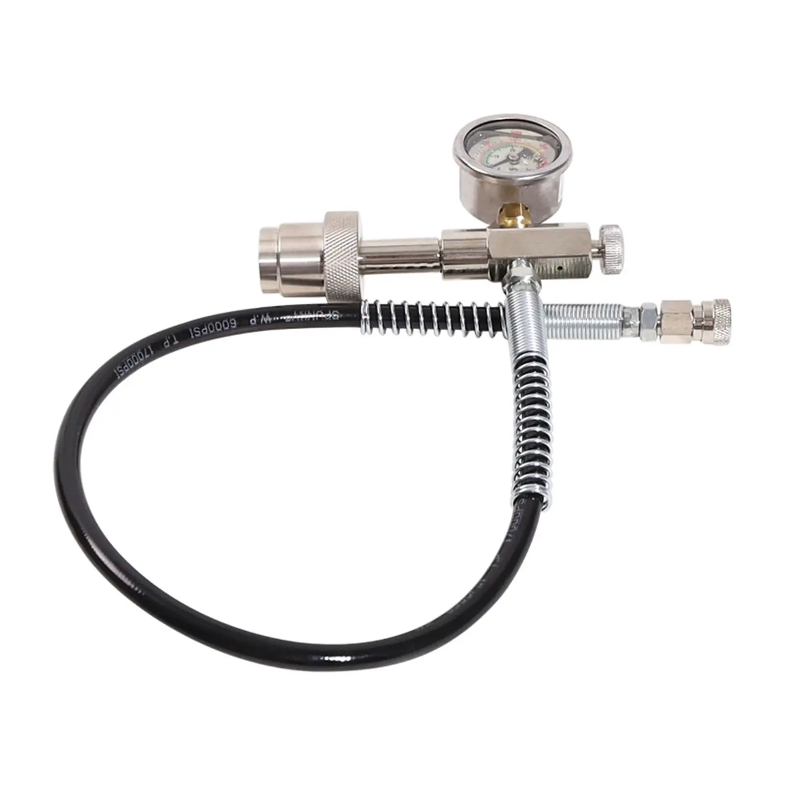 

Cga347 Fill Station W/ Hose Charging Adapter with Hand Tight