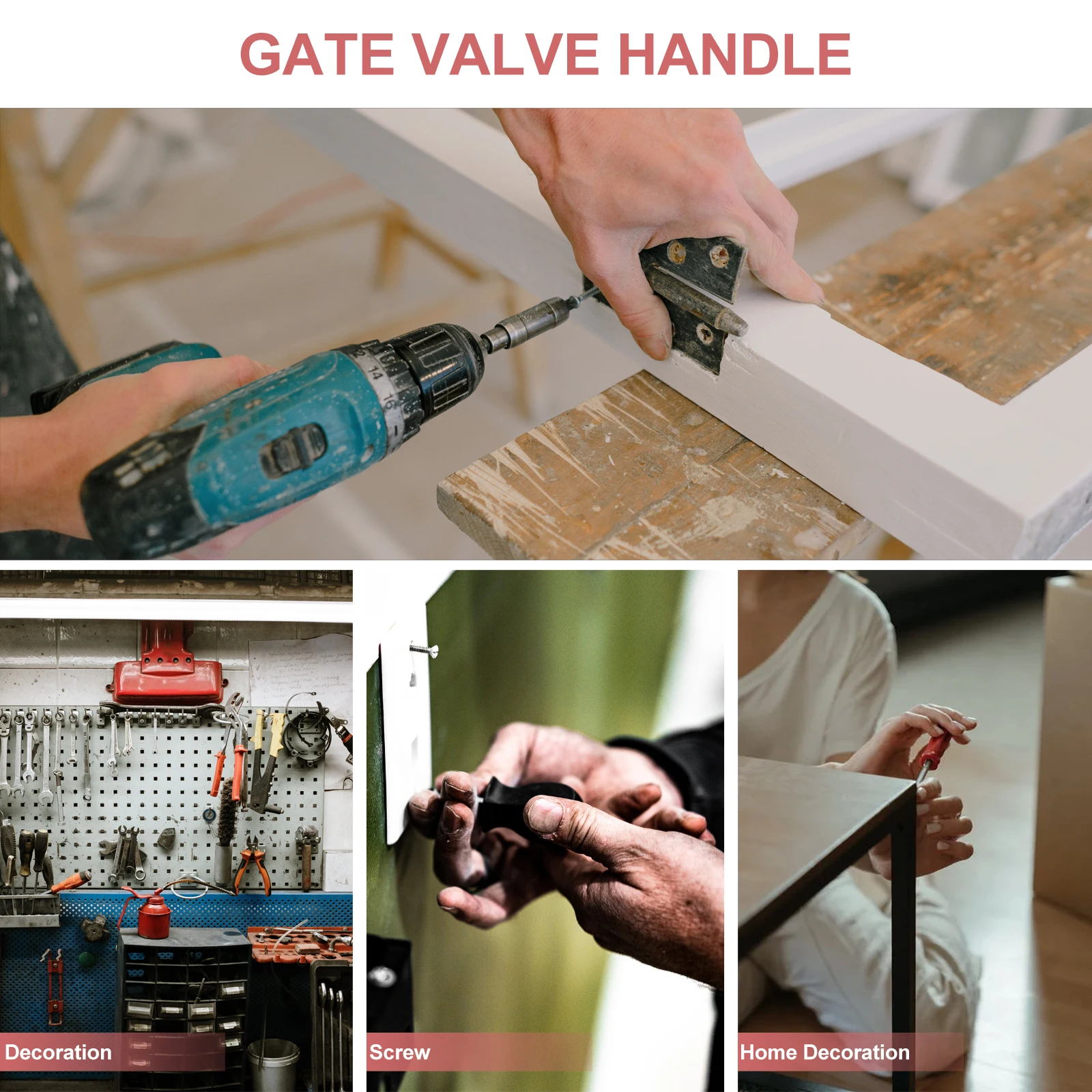 

Red Handle Professional Gate Valve Flat Bottom Design Reliable Sealing Water Pipe Fitting Cast Iron Brass Handle for Hose