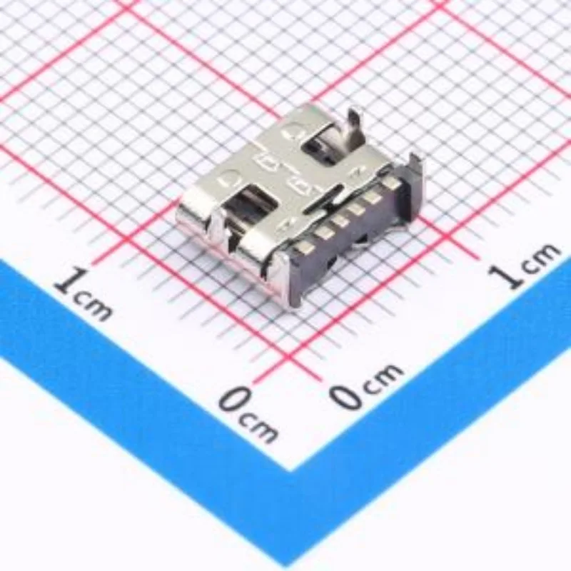 (200-1000pcs) TYPE-C 6P SMD 100% Original In Stock USB 6P Type-C SMD