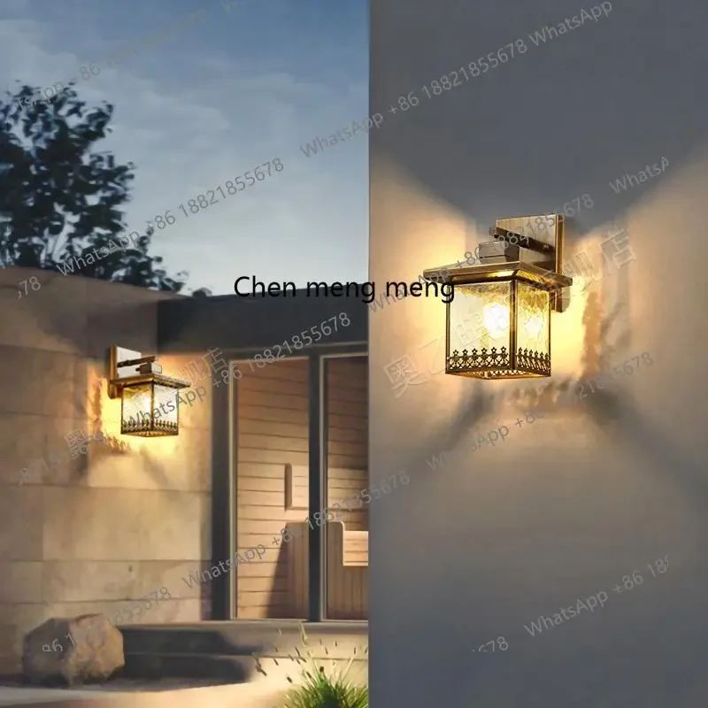 

Hot sales Outdoor waterproof gate villa garden light simple terrace yard exterior wall light outdoor garden light