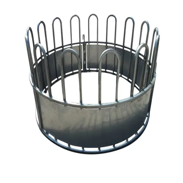 Factory Wholesale Hot Dip Galvanized Livestock Animal Cattle Round Hay Bale Rings Feeder