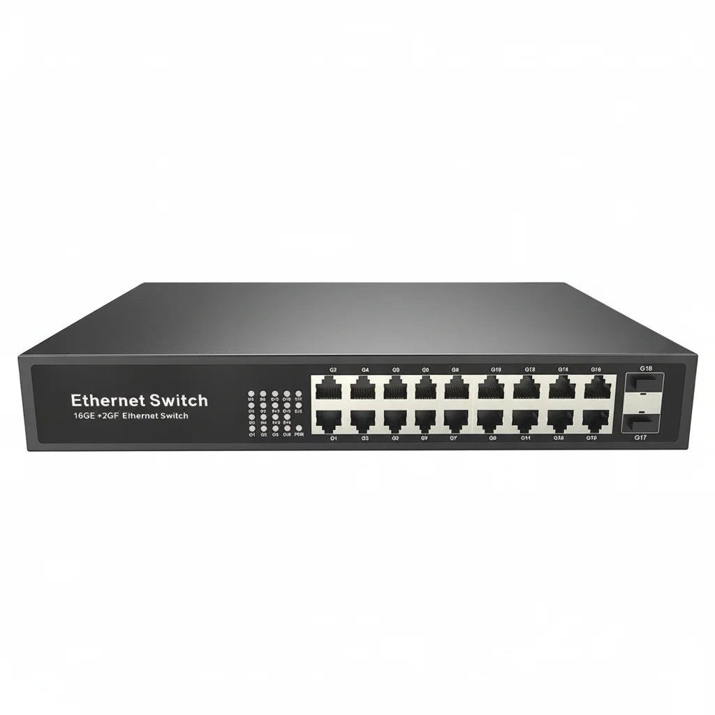 

16*100/1000M RJ45 Port+2*1000M SFP Optical Port Slot Ethernet Security Switch