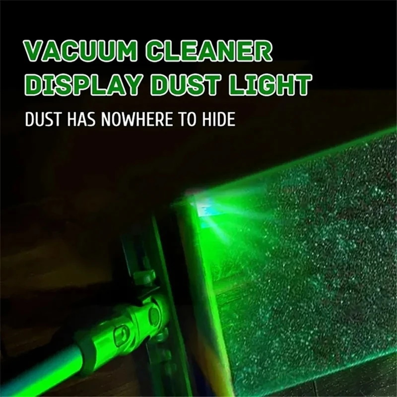 Vacuum Cleaner Attachment Backlight Dust Detection Light Dust Display LED Lamp Pet Hair Reminding Light Suitable for All Models