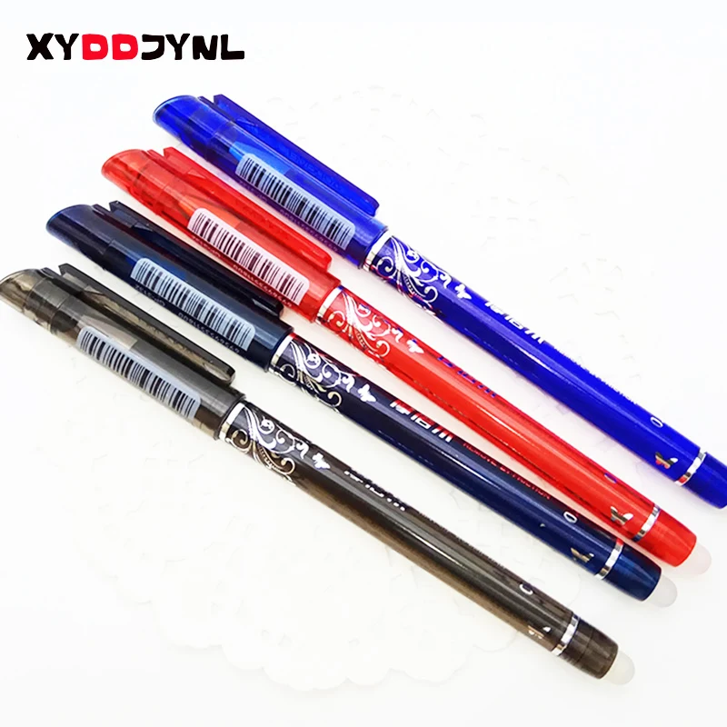 1 Pcs Erasable Gel Pen Red Blue Black ink 0.5mm Student School Stationery Office Supplies