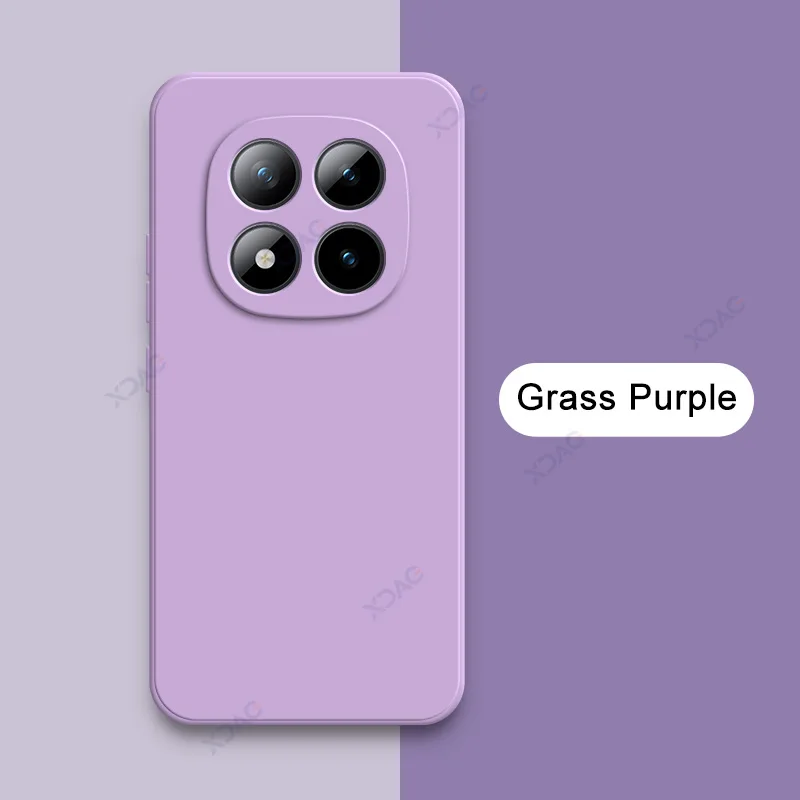 Luxury Cellphones Cases for Redmi Note 15 Pro Plus 5G Camera Protection RedmiNote15 Fashion Covers Square Liquid Silicone Armor